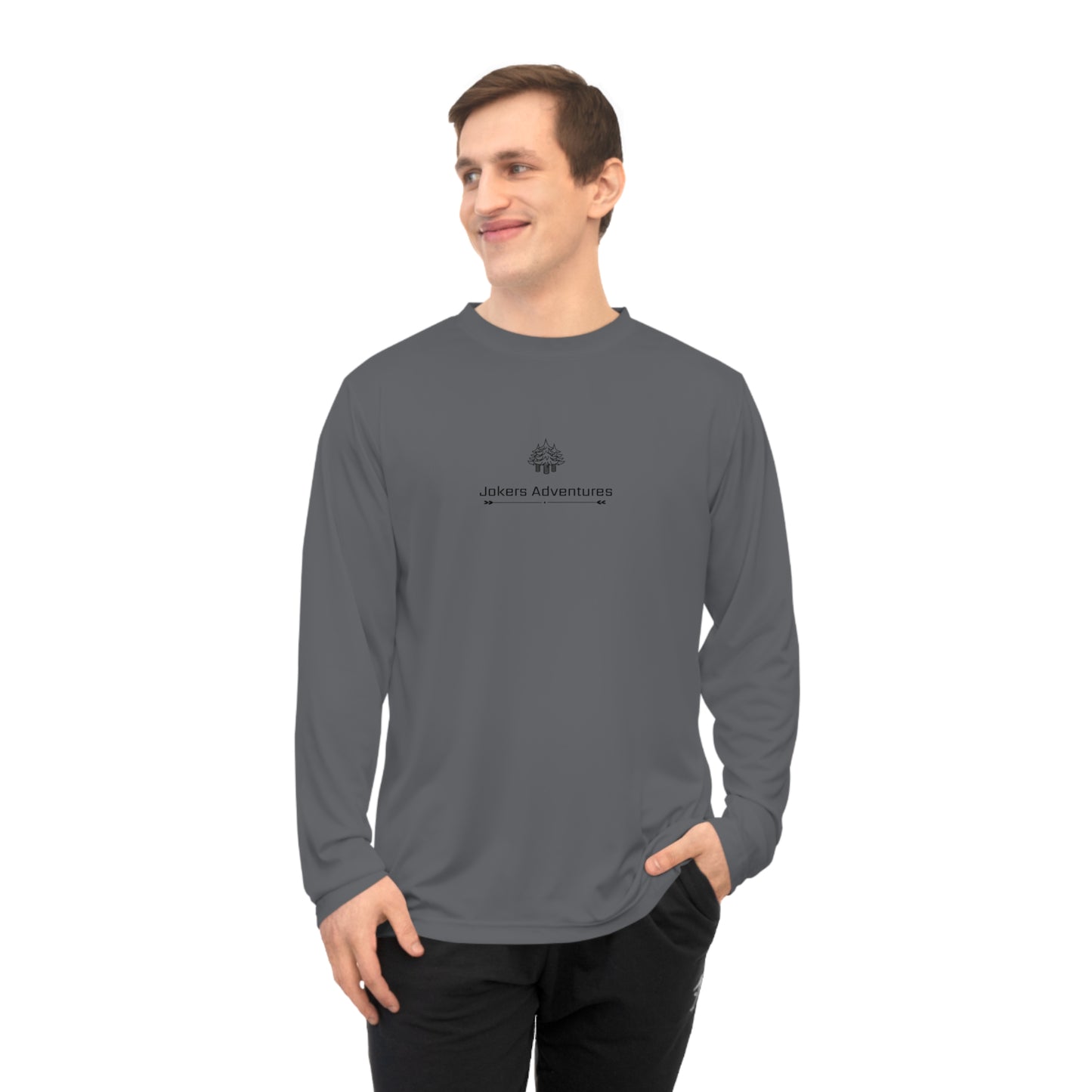 Performance Long Sleeve Shirt (Black Logo)